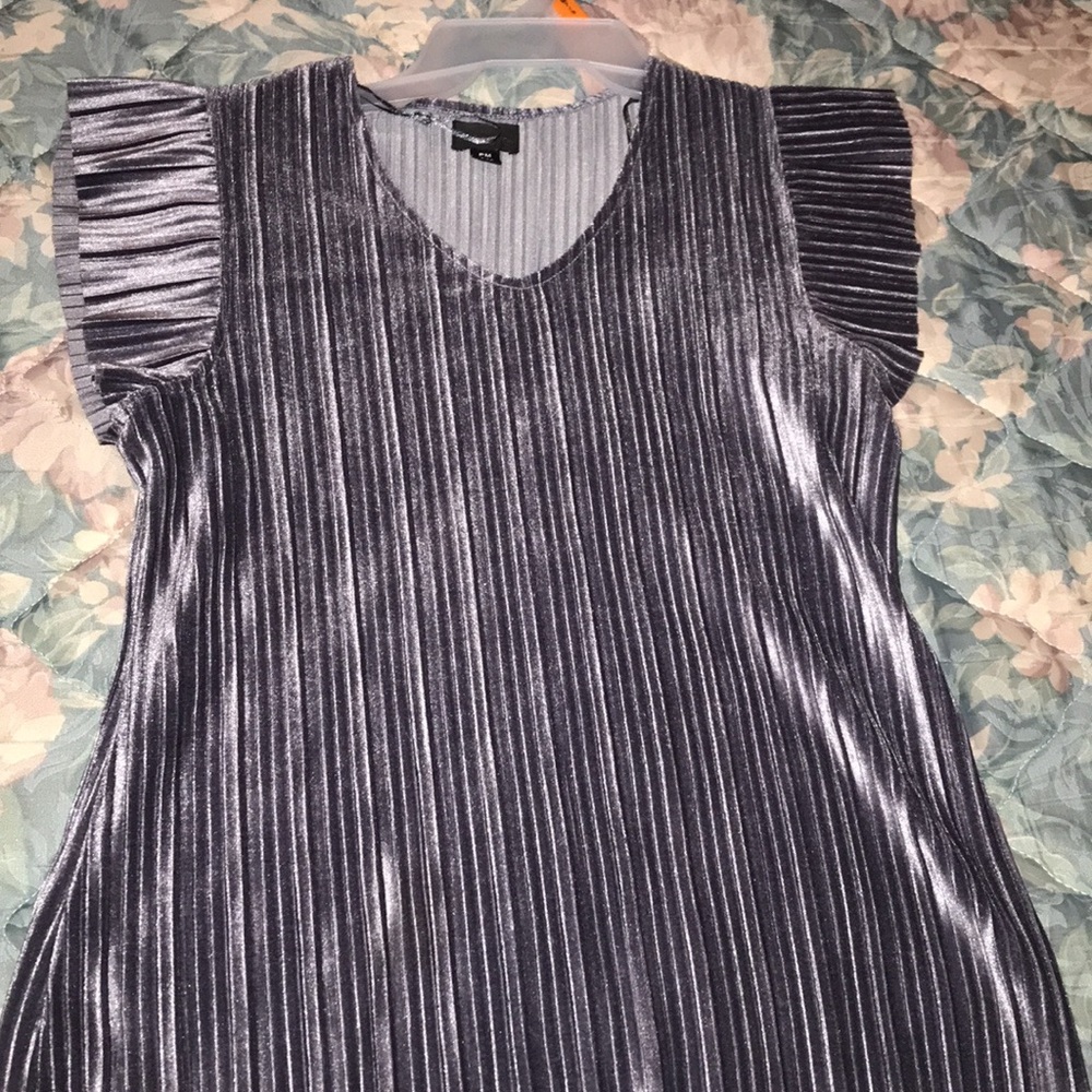 Silver gray blouse